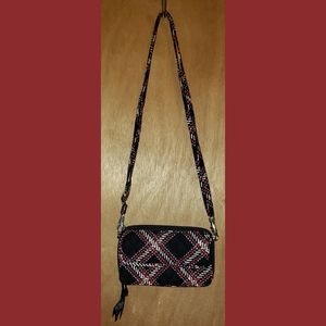 NWOT Vera Bradley All In One Crossbody-Minsk Plaid